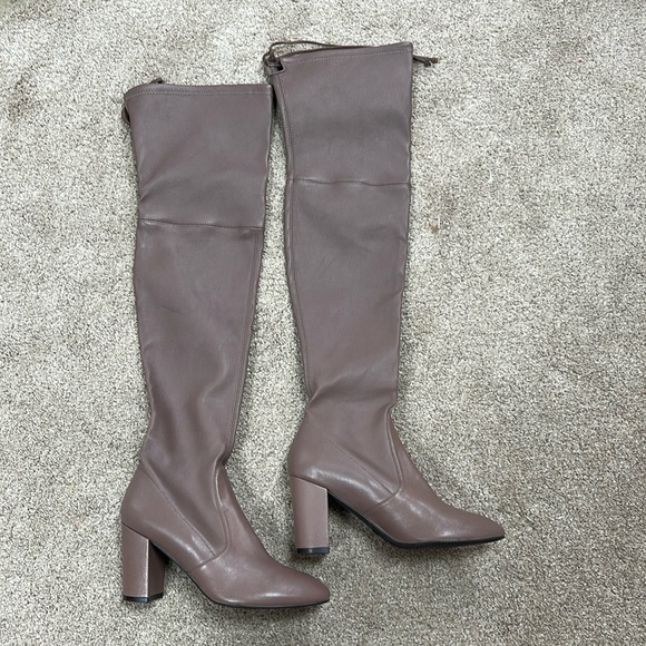 Stuart Weitzman OTK leather boots - Picture 1 of 8